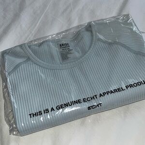 ECHT Apparel Arise Comfort
Cropped Long Sleeve in BABY BLUE
